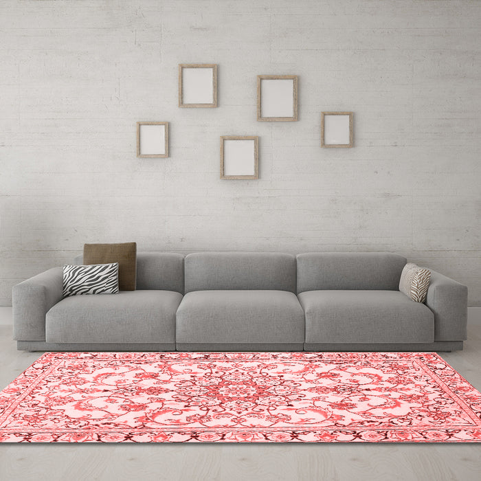 Traditional Red Washable Rugs