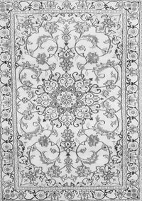 Medallion Gray Traditional Rug, tr1177gry