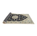 Sideview of Traditional Brown Medallion Rug, tr1178