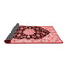 Medallion Red Traditional Area Rugs