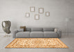 Machine Washable Persian Orange Traditional Area Rugs in a Living Room, wshtr1179org