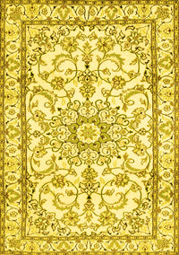 Persian Yellow Traditional Rug, tr1179yw