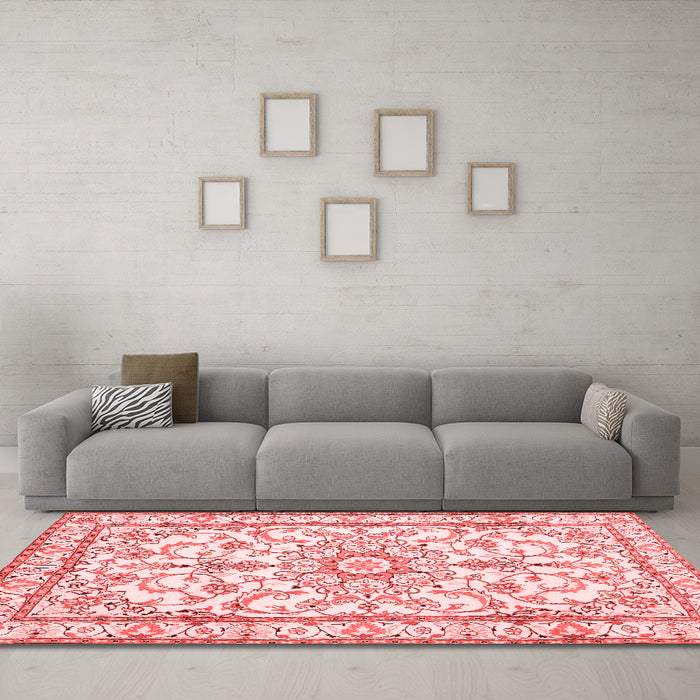 Traditional Red Washable Rugs