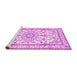 Sideview of Machine Washable Persian Pink Traditional Rug, wshtr1179pnk