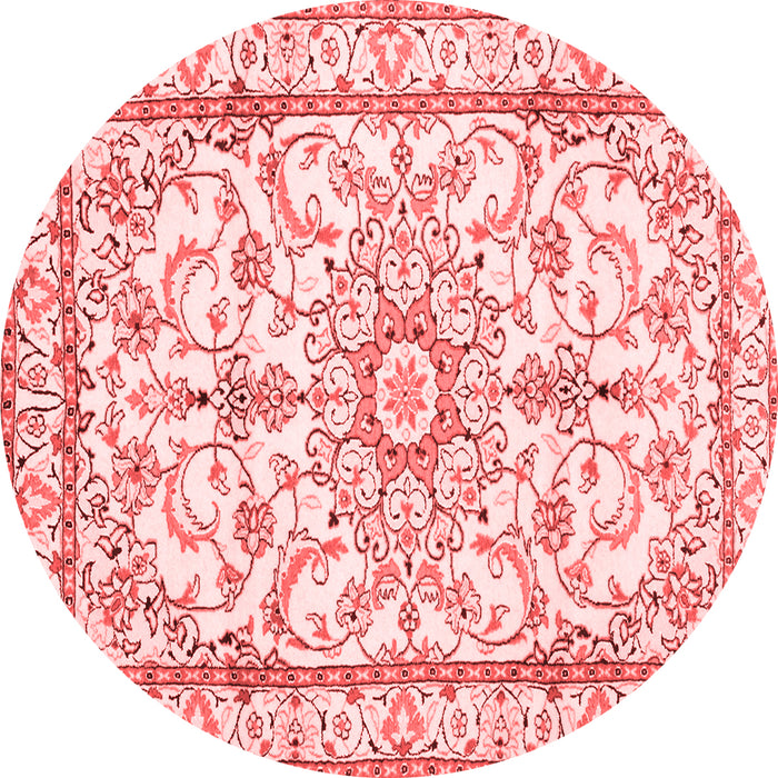 Machine Washable Persian Red Traditional Rug, wshtr1179red