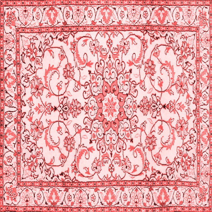 Machine Washable Persian Red Traditional Rug, wshtr1179red