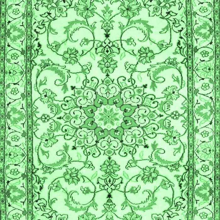 Persian Emerald Green Traditional Rug, tr1179emgrn