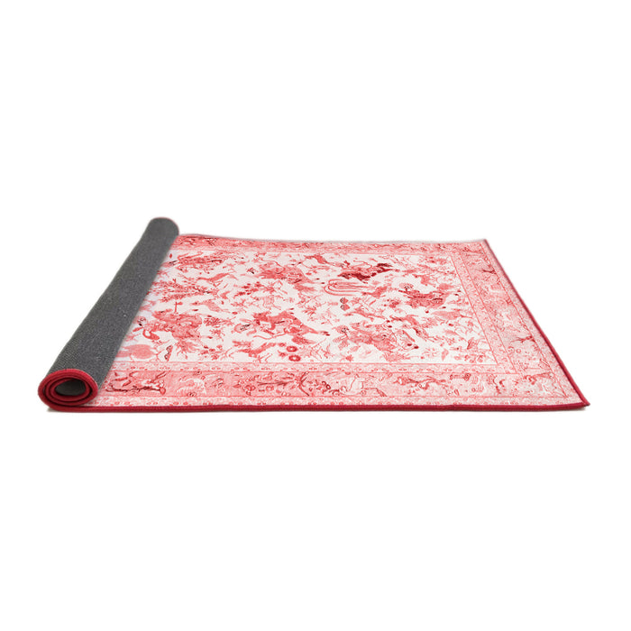Animal Red Traditional Area Rugs