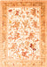 Animal Orange Traditional Rug, tr117org