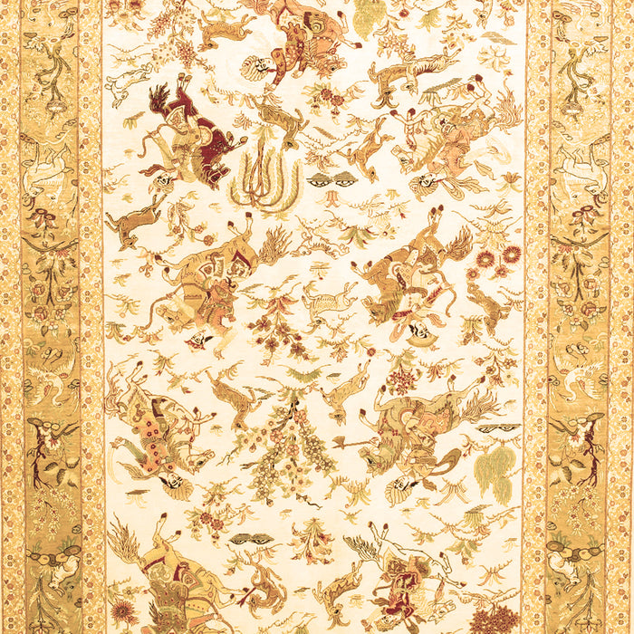 Animal Brown Traditional Rug, tr117brn