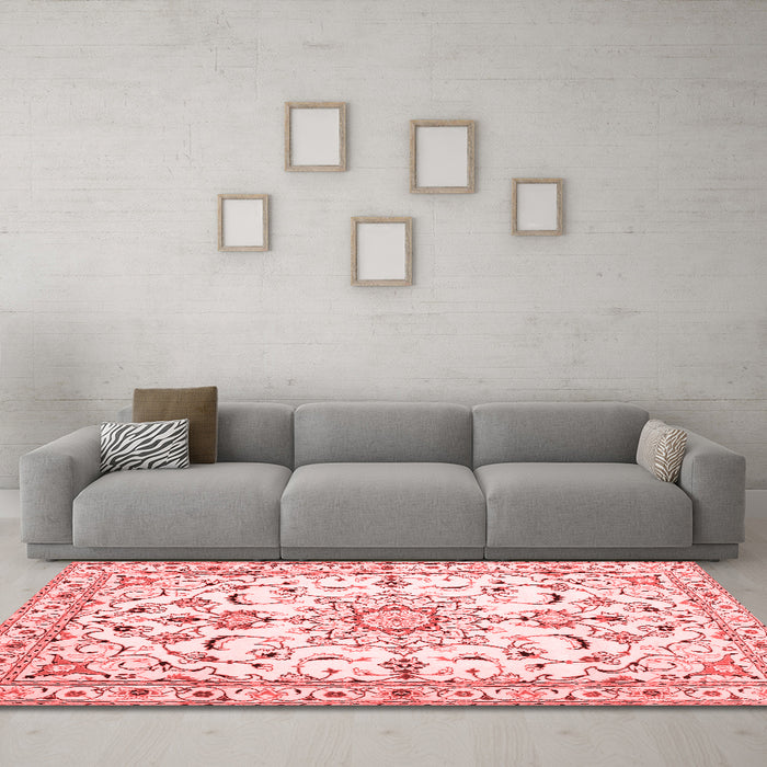 Traditional Red Washable Rugs