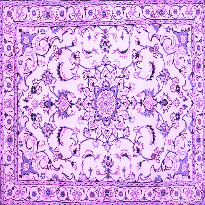Square Persian Purple Traditional Rug, tr1180pur