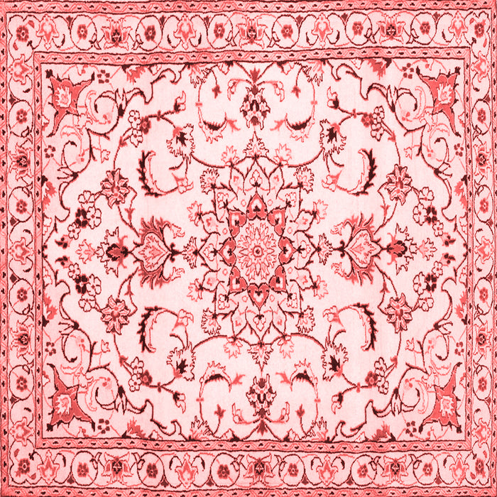 Machine Washable Persian Red Traditional Rug, wshtr1180red