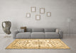 Machine Washable Persian Brown Traditional Rug in a Living Room,, wshtr1180brn