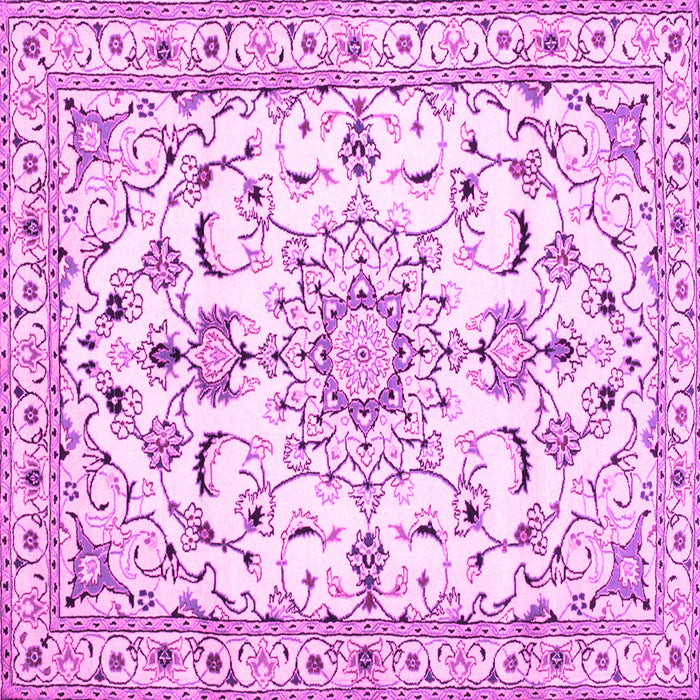 Square Persian Pink Traditional Rug, tr1180pnk