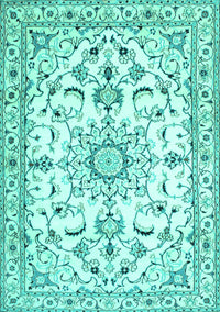 Persian Turquoise Traditional Rug, tr1180turq