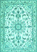 Persian Turquoise Traditional Rug, tr1180turq