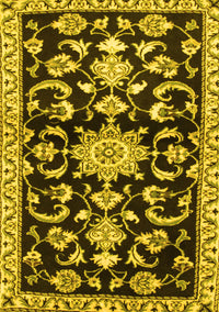 Persian Yellow Traditional Rug, tr1181yw