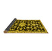 Sideview of Persian Yellow Traditional Rug, tr1181yw