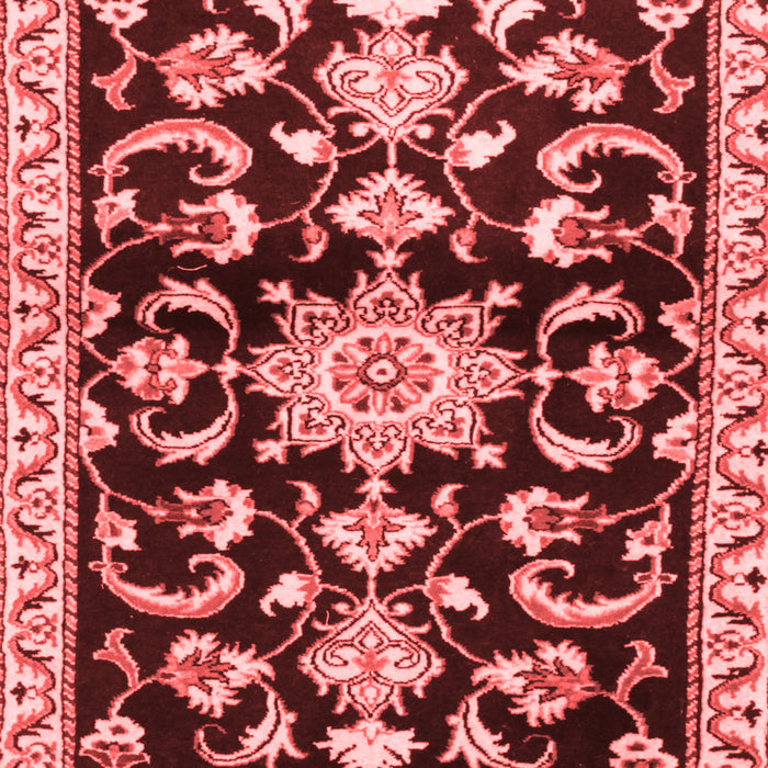 Machine Washable Persian Red Traditional Rug, wshtr1181red