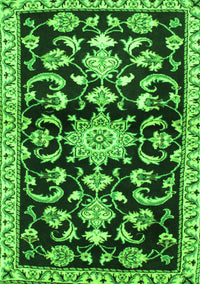 Persian Green Traditional Rug, tr1181grn