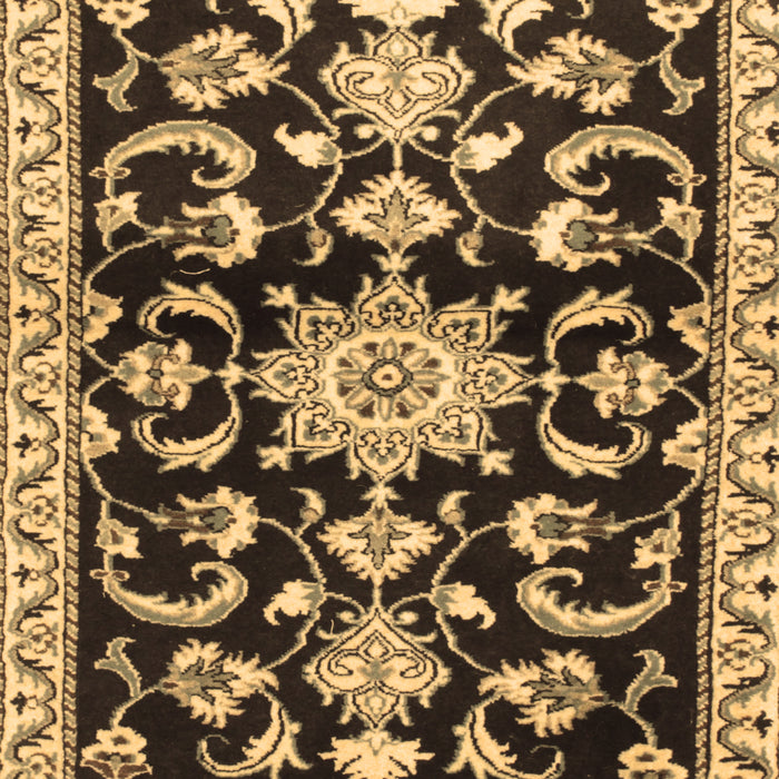 Machine Washable Persian Brown Traditional Rug, wshtr1181brn