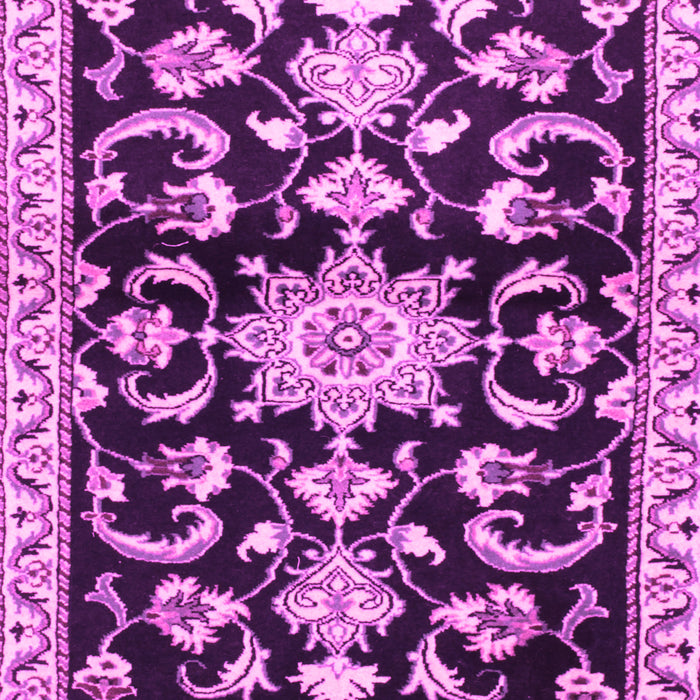 Machine Washable Persian Pink Traditional Rug, wshtr1181pnk