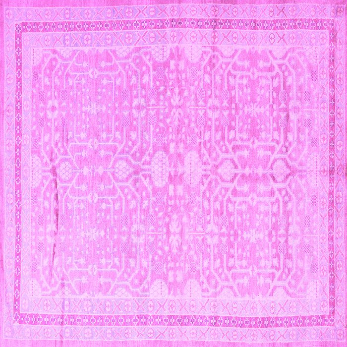 Square Persian Purple Traditional Rug, tr1182pur