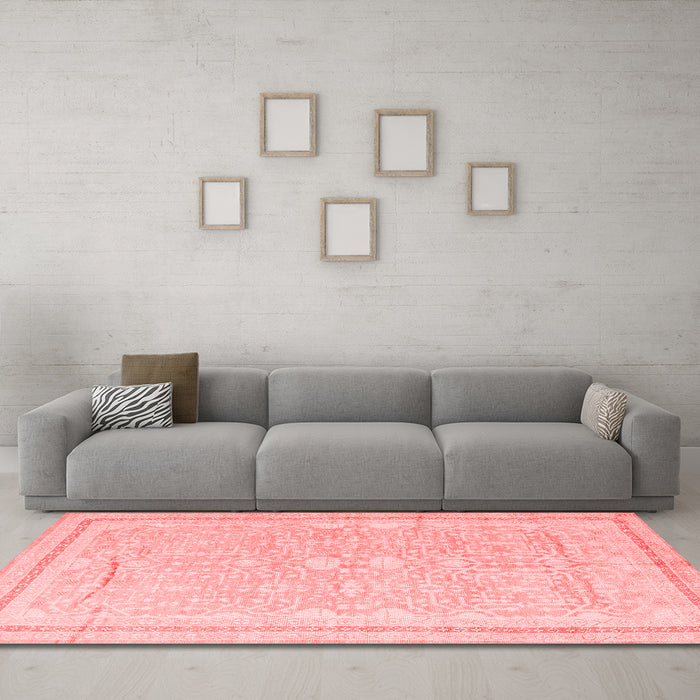 Traditional Red Washable Rugs