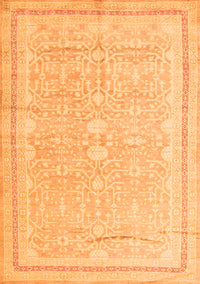 Persian Orange Traditional Rug, tr1182org