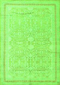 Persian Green Traditional Rug, tr1182grn