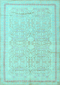 Persian Light Blue Traditional Rug, tr1182lblu