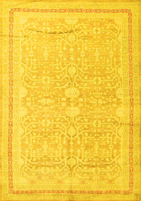 Persian Yellow Traditional Rug, tr1182yw