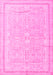 Persian Pink Traditional Rug, tr1182pnk