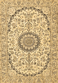 Medallion Brown Traditional Rug, tr1183brn