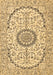 Medallion Brown Traditional Rug, tr1183brn