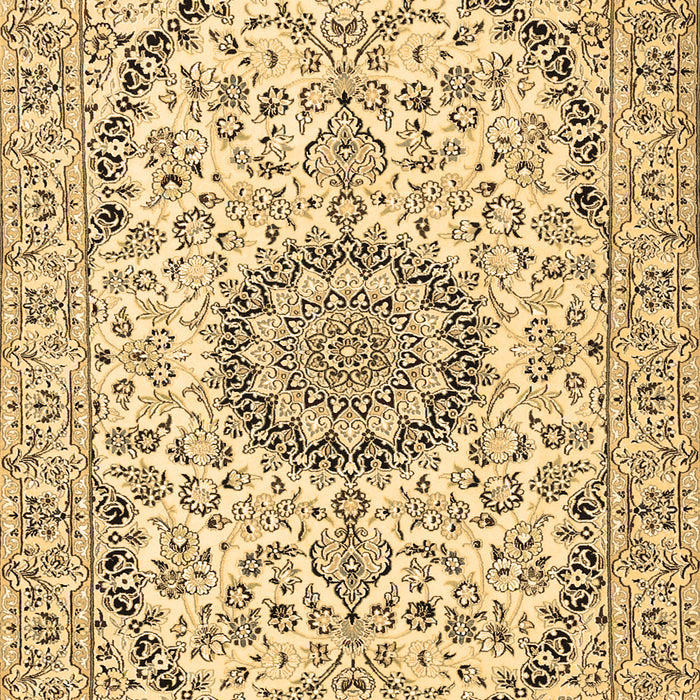 Medallion Brown Traditional Rug, tr1183brn