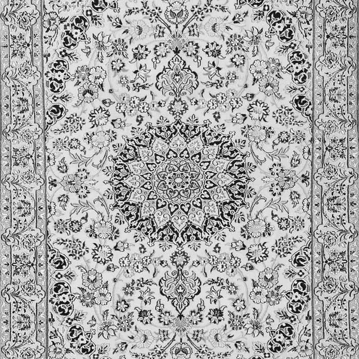 Medallion Gray Traditional Rug, tr1183gry