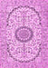 Medallion Pink Traditional Rug, tr1183pnk