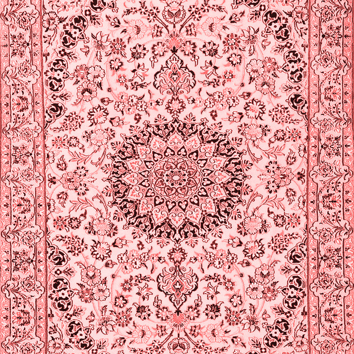 Medallion Red Traditional Area Rugs