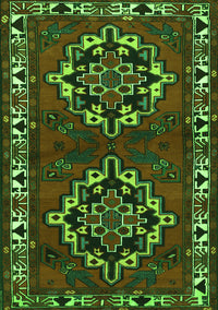 Persian Green Traditional Rug, tr1184grn