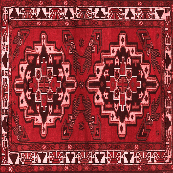 Machine Washable Persian Red Traditional Rug, wshtr1184red