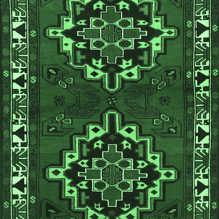 Persian Emerald Green Traditional Rug, tr1184emgrn