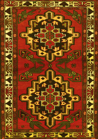 Persian Yellow Traditional Rug, tr1184yw