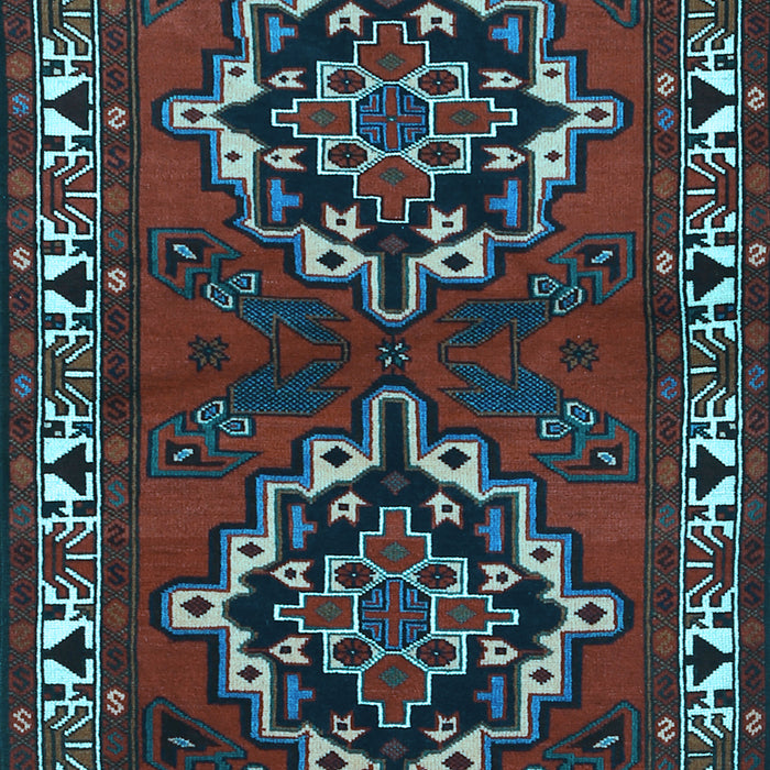 Machine Washable Persian Light Blue Traditional Rug, wshtr1184lblu
