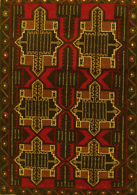 Persian Yellow Traditional Rug, tr1185yw