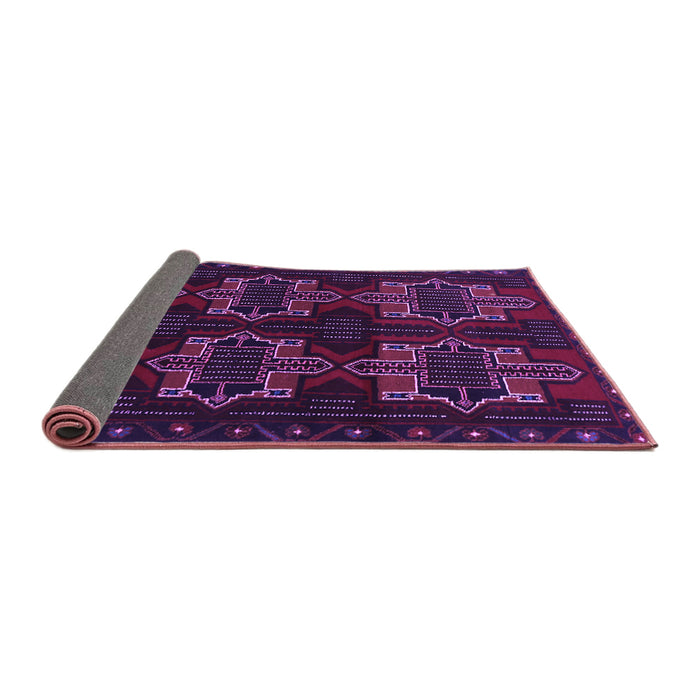 Sideview of Persian Purple Traditional Rug, tr1185pur