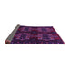 Sideview of Persian Purple Traditional Rug, tr1185pur