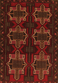 Persian Orange Traditional Rug, tr1185org