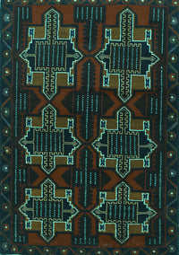 Persian Turquoise Traditional Rug, tr1185turq